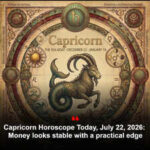 Capricorn Horoscope Today, July 22, 2026: Money looks stable with a practical edge