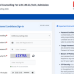 CCMN Special Round 1 seat allotment result 2026 declared at ccmn.admissions.nic.in: Direct link to download scorecards here