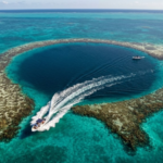 Divers once believed the Great Blue Hole was bottomless; then explorers discovered human remains deep inside