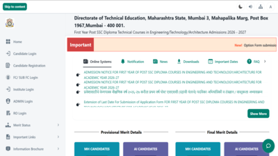 DTE Maharashtra Polytechnic seat allotment result 2026 likely to be released soon at poly26.dtemaharashtra.gov.in: Check complete details here