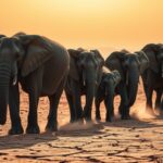 During Tanzania's deadly 1993 drought, an elephant matriarch's memory helped save her entire herd, while a younger leader stayed behind and more calves died