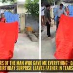 ‘Fifty years of the man who gave me everything’: Daughter's birthday surprise leaves father in tears