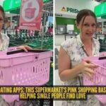Forget dating apps! This supermarket's pink shopping baskets are helping single people find love |