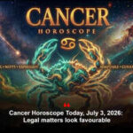 Cancer Horoscope Today, July 3, 2026: Legal matters look favourable