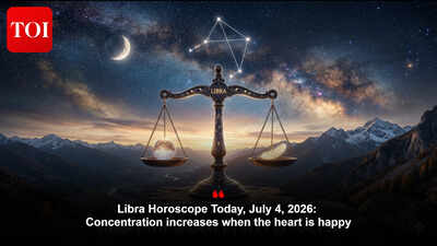 Libra Horoscope Today, July 4, 2026: Concentration increases when the heart is happy