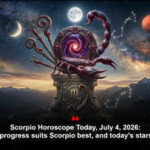 Scorpio Horoscope Today, July 4, 2026: Quiet progress suits Scorpio best, and today's stars agree