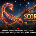 Scorpio Horoscope Today, July 1, 2026: Income comes through hard work, plain and simple