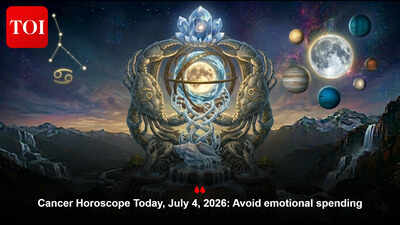 Cancer Horoscope Today, July 4, 2026: Avoid emotional spending