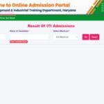 Haryana ITI admission result 2026 out at admissions.itiharyana.gov.in: Direct link to download first merit list here