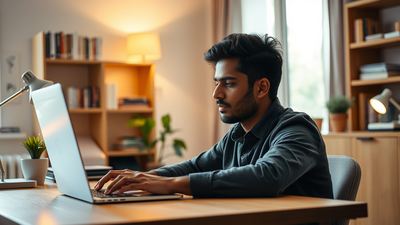 After returning to India, he started a freelance business from a Tier-3 city. Six months without income later, he reached $6,300 in monthly profit