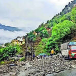 Heavy rain triggers landslide near Kwar power project site, blocks Doda-Kishtwar highway