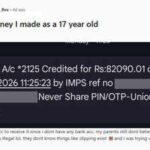17-year-old earned Rs 82,090.01 in his first month online. His parents thought he was doing something illegal until they discovered how he made it