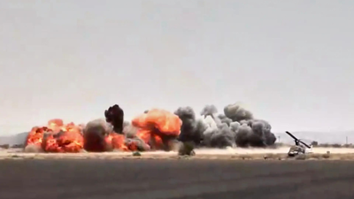 Iran-backed Houthis fire missiles at Saudi Arabia in response to airstrikes in Yemen