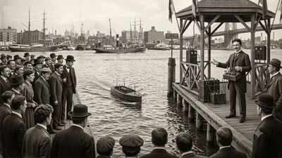 In 1898, a mysterious boat moved without a captain and left New York crowds speechless until Nikola Tesla revealed his secret