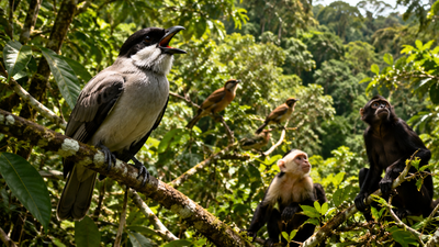 ‘Internet of the forest’: Scientists discover birds and monkeys in the Amazon have developed a natural communication network to share danger warnings and protect each other from predators