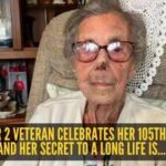 World War II veteran celebrates 105th birthday—and shares the longevity habits behind her remarkable life