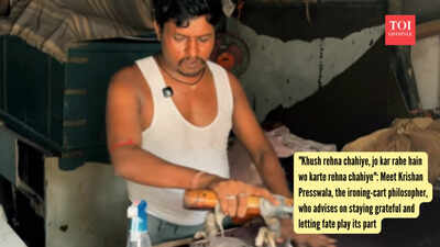 Krishan Presswala: "Khush rehna chahiye, jo kar rahe hain wo karte rehna chahiye": Meet Krishan Presswala, the ironing-cart philosopher, who advises on staying grateful and letting fate play its part
