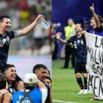 Argentina risk FIFA punishment after Falkland Islands banner during England win celebrations