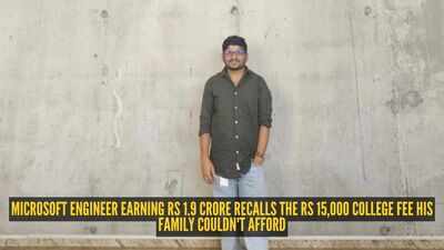 Microsoft engineer earning Rs 1.9 crore recalls the Rs 15,000 college fee his family couldn't afford: 'My father sold my mother's jewellery'