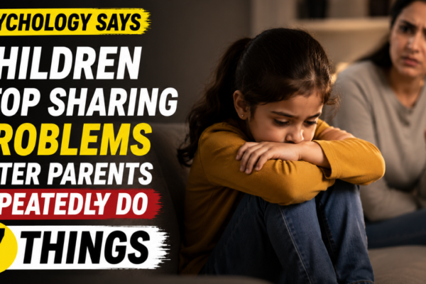 Psychology says children stop sharing problems after parents repeatedly do these 7 things