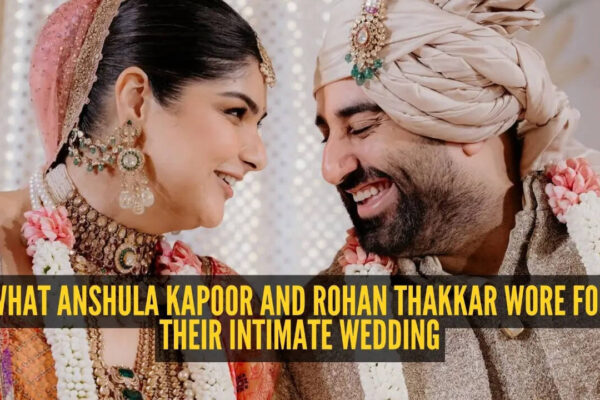 Decoding Anshula Kapoor and Rohan Thakkar's wedding looks