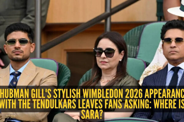 Stylish Shubman Gill joins Anjali Sachin Tendulkar at Wimbledon 2026; fans ask, 'Where is Sara?'