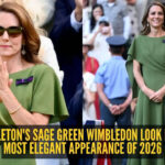 Kate Middleton saved her best Wimbledon look for last in a stunning sage green dress