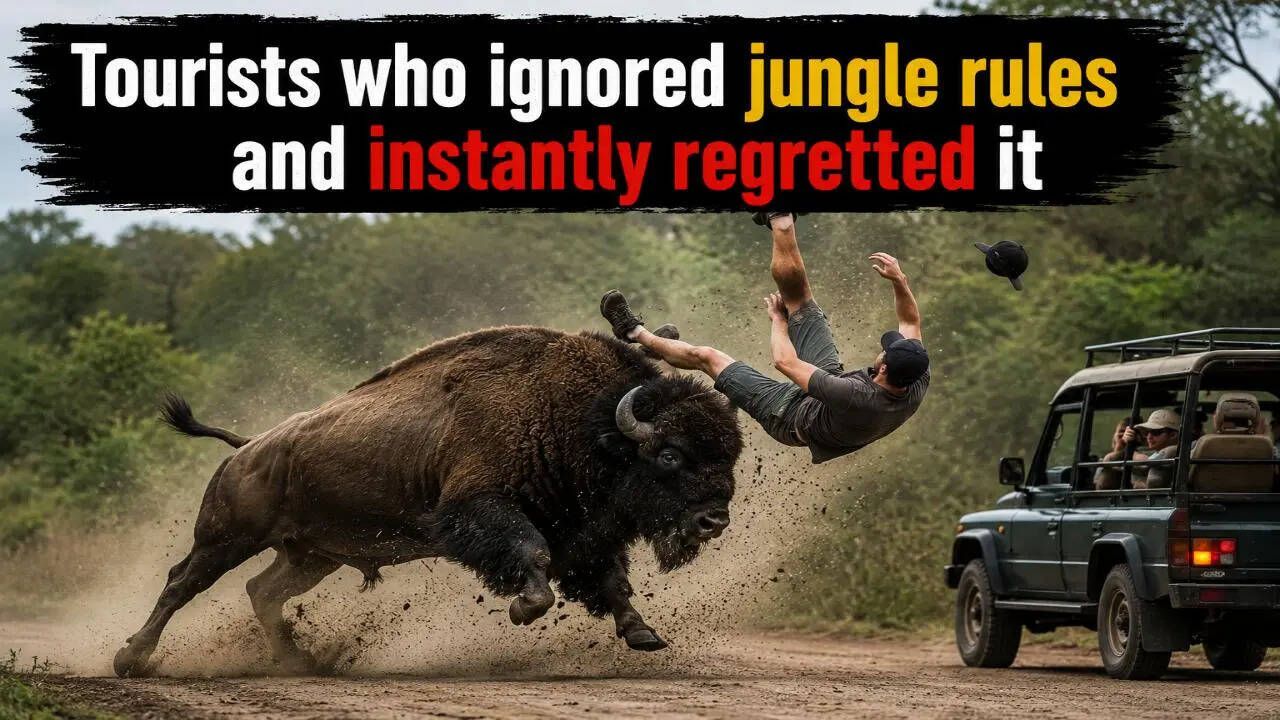 From being chased by elephants to mauled by a tiger; 7 times tourists ignored jungle rules and instantly regretted it