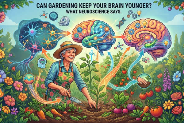 Can gardening keep your brain younger? What neuroscience says
