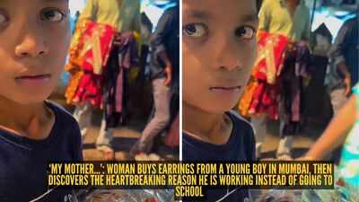 ‘My mother…’: Woman buys earrings from a young boy in Mumbai, then discovers the heartbreaking reason he is working instead of going to school |