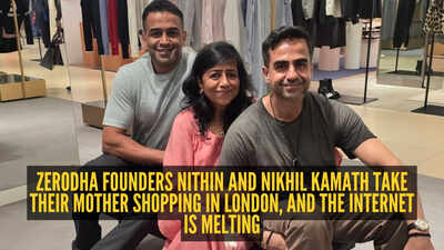 Nithin Kamath: 'My sons did amazing shopping for me': Nithin and Nikhil Kamath's sweet London outing with their mother is winning hearts