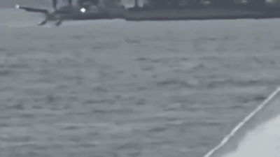 Watch: Seaplane carrying eight crash lands in New York's East River