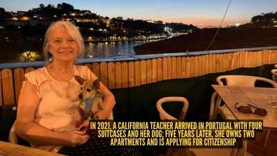 In 2021, a California teacher arrived in Portugal with four suitcases and her dog; five years later, she owns two apartments and is applying for citizenship |