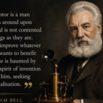 Quote of the day by Alexander Graham Bell: Why "The inventor is a man who looks around upon.." celebrates the power of curiosity and innovation