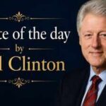 Quote of the day by Bill Clinton: “If you live long enough, you'll make mistakes. But if you learn from them, you'll be a better person. It's how you handle adversity, not how it affects you. The main thing is never quit, never quit, never quit.”