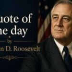 Quote of the day by Franklin D. Roosevelt: "Men are not prisoners of fate, but only prisoners of…"