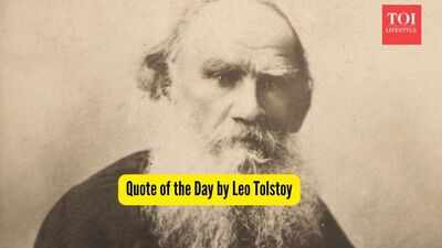 Quote of the Day by Leo Tolstoy, "If you make it a habit not to blame others, you will feel the growth of the ability love in..."