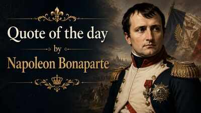 Quote of the day by Napoleon Bonaparte: "The world suffers a lot, not because of the violence of bad people, but because of…"