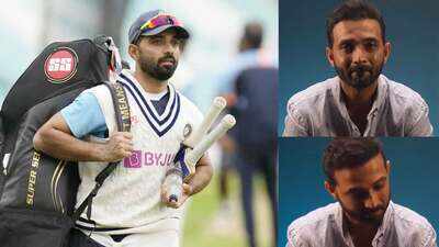 Ajinkya Rahane fights back tears as he bids farewell to international cricket - WATCH