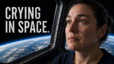 Can astronauts cry in space? What actually happens to tears in zero gravity?