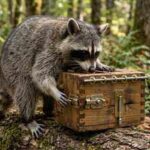 Scientists gave wild raccoons four-lock puzzle boxes to test their problem-solving skills, but the animals opened them using completely different techniques