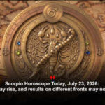 Scorpio Horoscope Today, July 23, 2026: Expenses may rise, and results on different fronts may not satisfy you