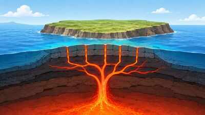 The world’s largest oceanic plateau formed more than 100 million years ago, but scientists have now found the ancient magma pathways still hidden beneath it
