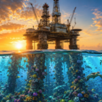 These oil rigs once drilled for crude and symbolised pollution. Now, nature has turned them into thriving underwater sanctuaries for fish
