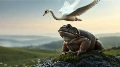 Chinese proverb of the day: 'The toad wants to eat the swan' delivers a blunt reality check on overreaching ambition