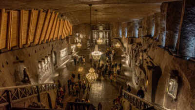 This UNESCO-listed underground city in Poland hides 245km of tunnels, a cathedral carved from salt and an entire world below the surface |