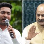 TMC’s Abhishek Banerjee meets Lok Sabha Speaker Om Birla, seeks early decision on disqualification of 20 rebel MPs