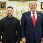 Donald Trump, Zelenskyy discuss Patriot production, Russia peace talks at White House