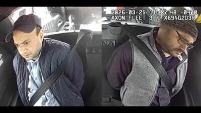 'Whole time I thought I was speaking to FBI': Video of two Indian men getting arrested for scamming 78-year-old woman in Ohio released
