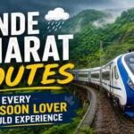 Vande Bharat routes every monsoon lover should experience at least once; waterfalls, Western Ghats, and scenic countryside await